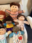 Cabbagepatch Kids Vintage 1978/1980 Lot Of 7 2 Babies 5 Kids