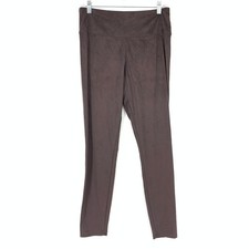 Soft Surrounding Leggings Women's Size Small Mid-Rise Pull-On Ankle Brown NWT