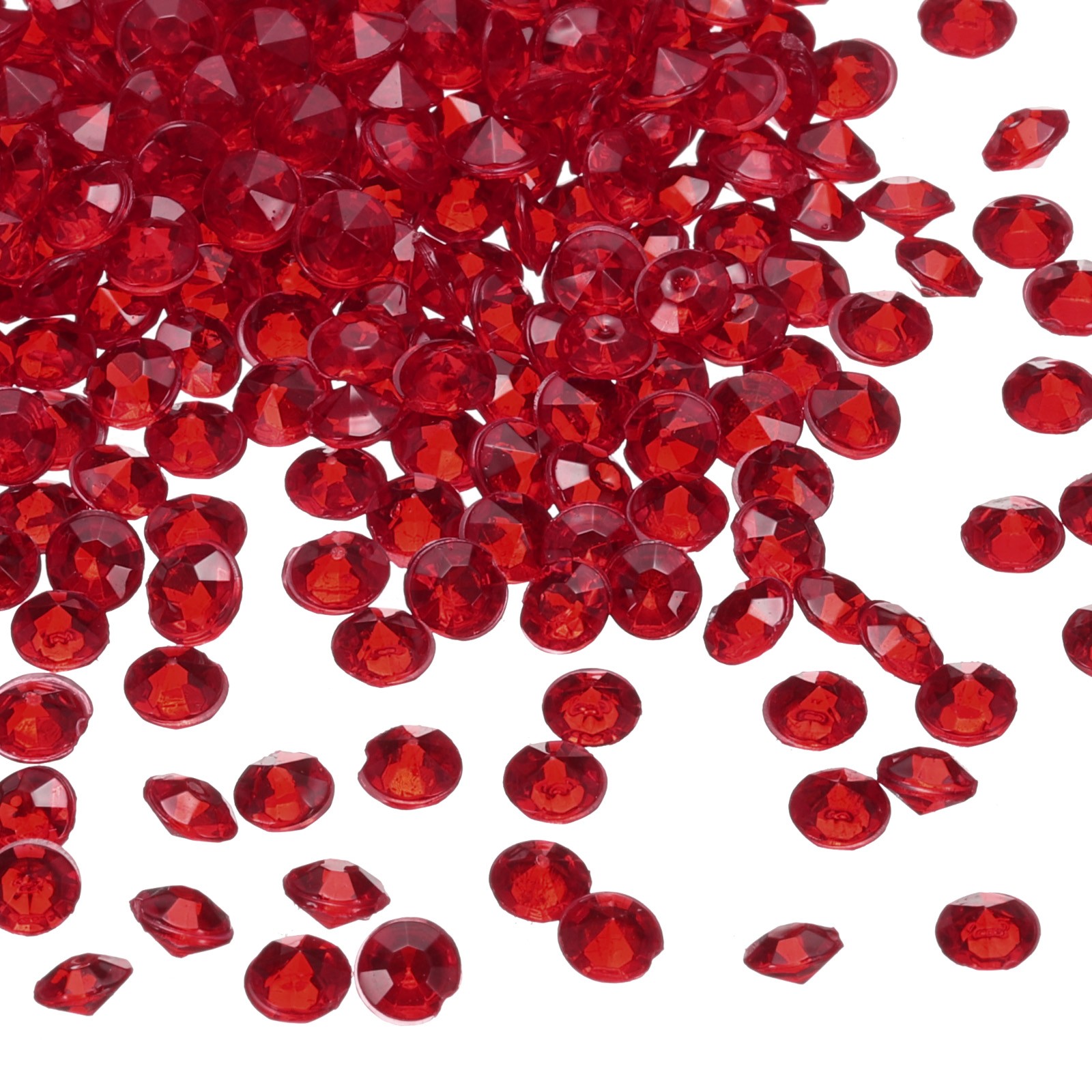 5000Pcs Wedding Table Scatter Confetti for Crafts (Dark Red, 4.5mm)