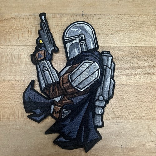 Grumpy Pencil The Mandalorian EDC Morale Patch Hook Loop Star Wars