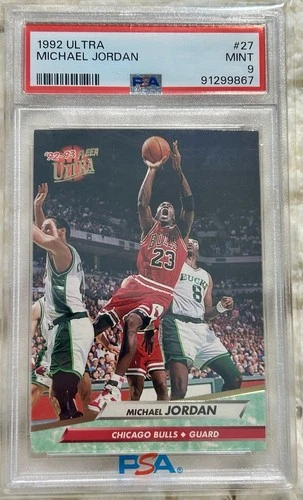 1992-93 Fleer Ultra - Michael Jordan #27 PSA 9 MINT!! 🔥 🔥 🔥 Chicago Bulls