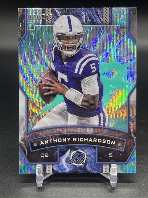 2024 Topps Resurgence Anthony Richardson Blue Surge Refractor /249