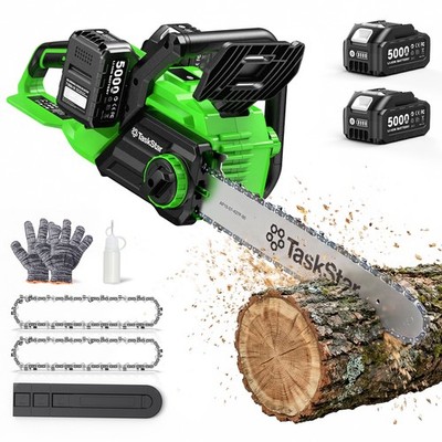 40V 16'' Battery Chainsaw|Brushless Electric Chainsaws|Cordless saw 2X5Ah Battery