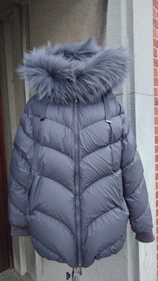 Wende-Daunenjacke ''Diego M'' Grau Gr. M (42-44) Neuwertig