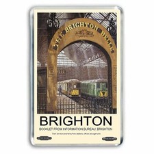 BRIGHTON BELLE TRAIN-  JUMBO FRIDGE MAGNET ideal for your Model Railway room