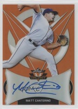 2019 Leaf Valiant Orange Prismatic /35 Matt Canterino #BA-MC1 Auto 17kh