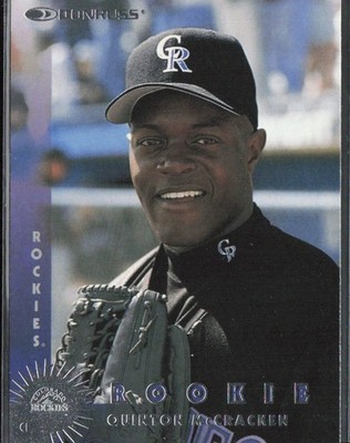 1997 Donruss Quinton McCracken Rookie Colorado Rockies #385