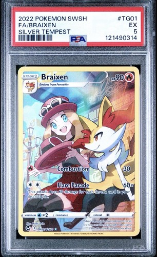 Braixen graded PSA 5 for sale on eBay