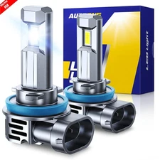 AUTOONE H11 H8 LED Headlight Kit Combo Bulbs 6500K High Beam Super Bright 100W