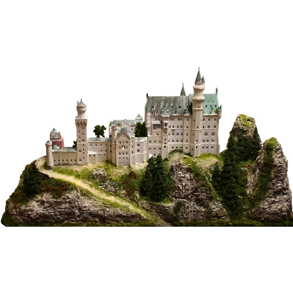Diorama SCHLOSS *** SCHLOSS NEUSCHWANSTEIN ---NEU UNBENUTZTER ARTIKEL--- - Bild 4 von 4