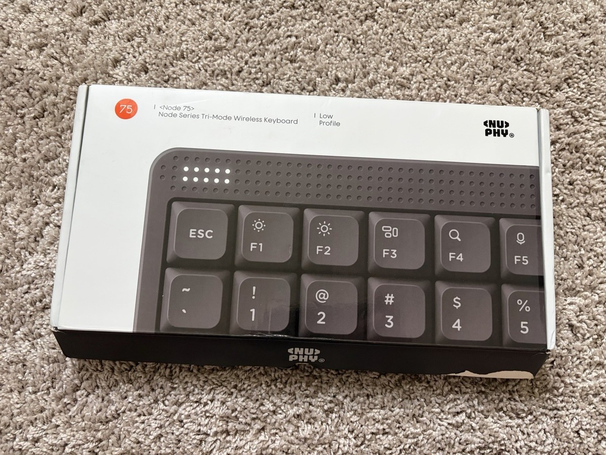 ほぼ未使用　Nuphy Node 75 Blush nano NuPhy Node 75 Wireless Keyboard - 75% Hot Swap Blush Nano Keys | eBay