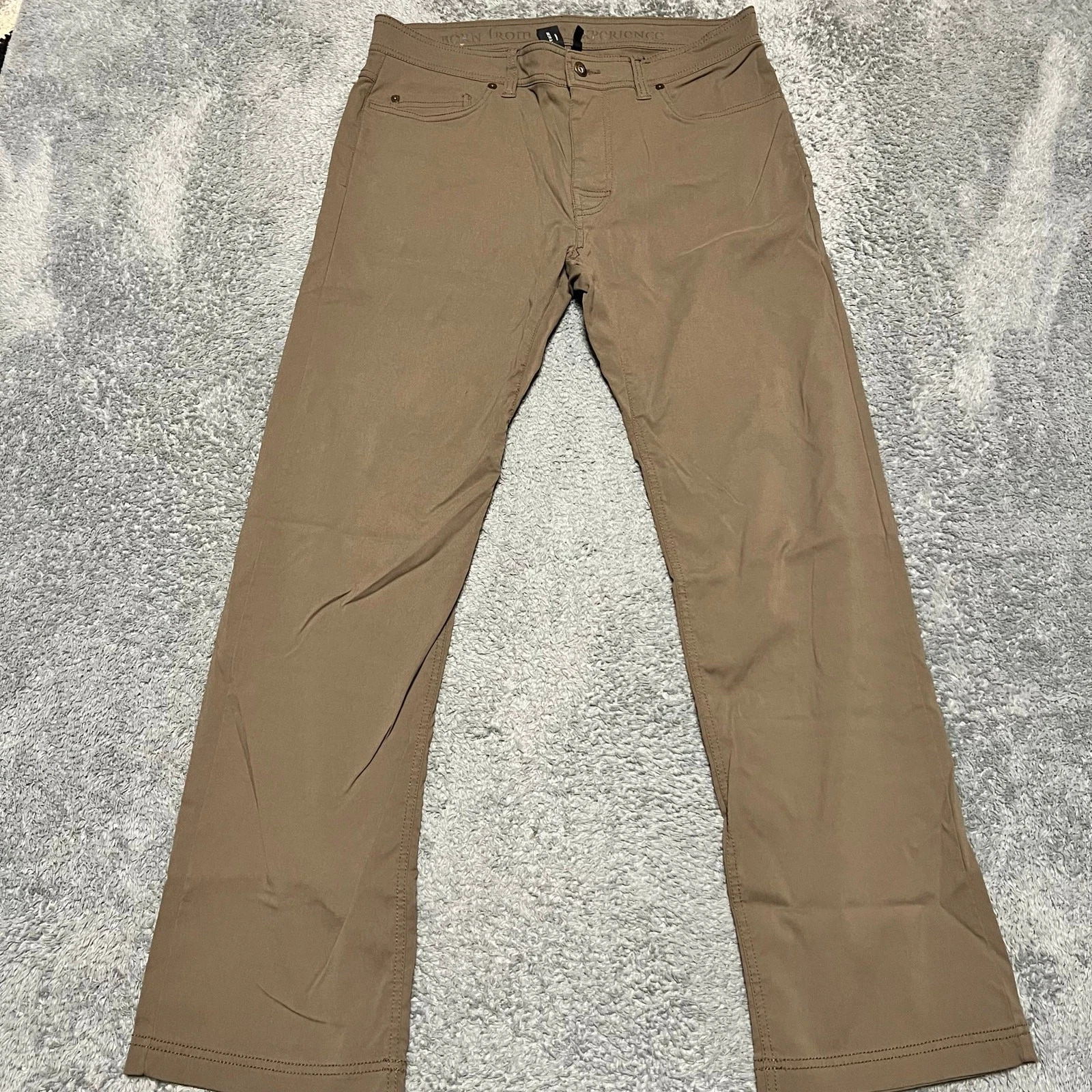 Prana Brion Pants Mens 34 x32 (34x31) Brown Nylon Hiking Outdoor Gorp ***
Opens in a new window or t