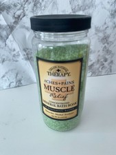 Village Naturals Therapy Mineral Bath Soak Muscle Relief Salt 20 oz - Eucalyptus