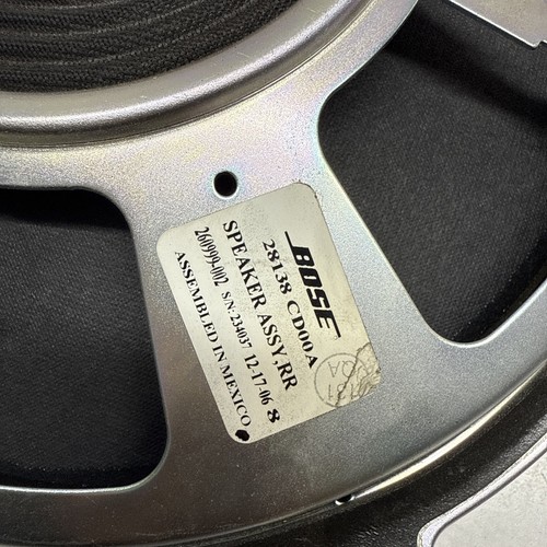 🥇03-09 NISSAN 350Z Z33 REAR SUBWOOFER SPEAKER BOSE 28138-CD00A OEM - Picture 4 of 4