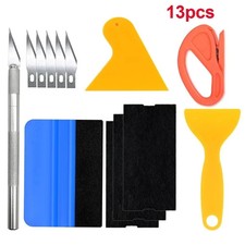 Car Window Tint Kit Vinyl Wrap Tools Squeegee Vehicle Film Application Set