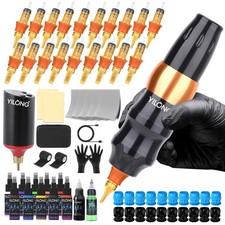Wireless Rotary Tattoo Pen Kit with 1200mAh Detachable Battery 3.5mm Stroke