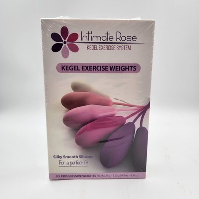 Intimate Rose Kegel Exercise System Weights Pelvic Floor Fitness Self Care New