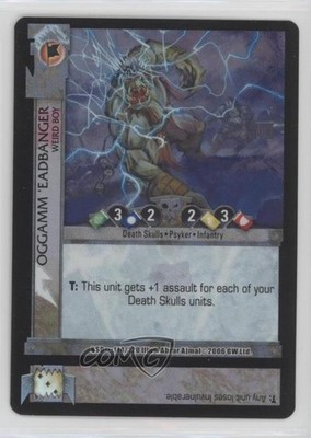 2006 Warhammer 40000 CCG - Rising Darkness Oggamm 'Eadbanger #RSD114