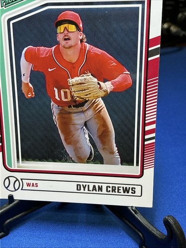 2024 Donruss #136 Dylan Crews Rated Prospect Nationals - Picture 10 of 12