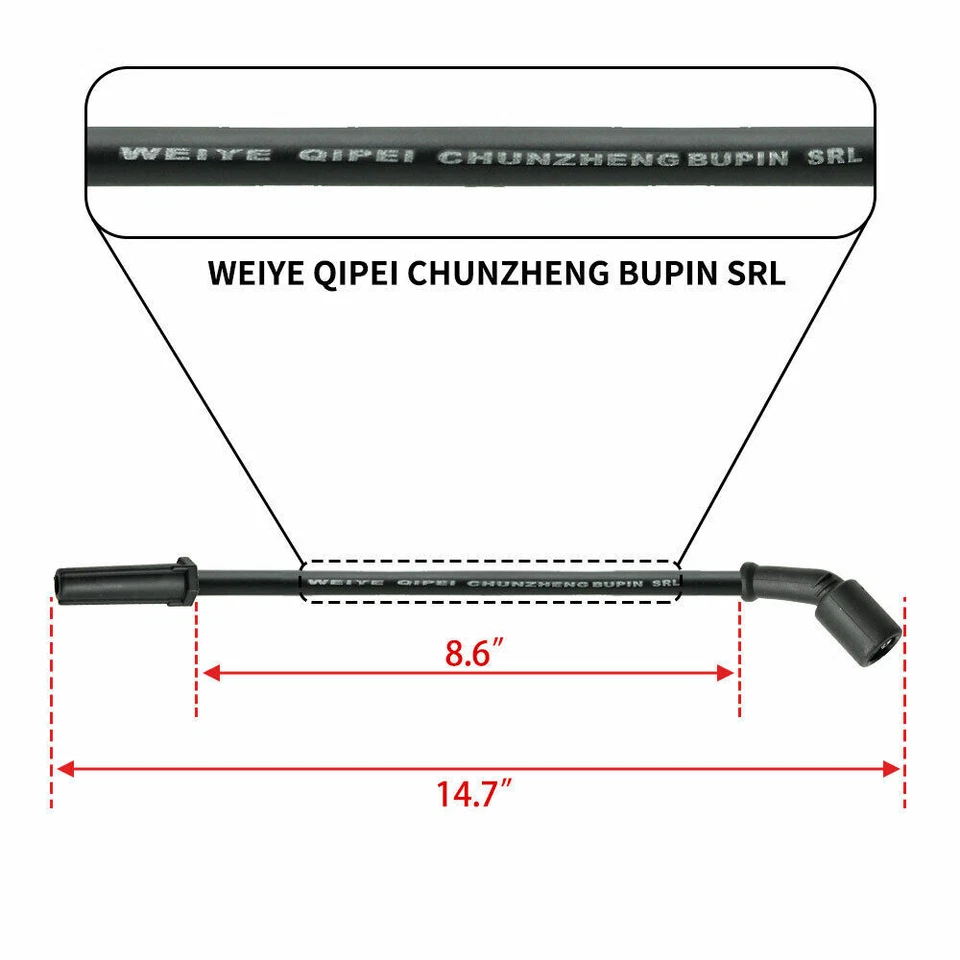 8* Bobina de encendido + bujía + cable para Chevy Silverado 1500 Tahoe Camaro GMC UF413 Foto 3 de 4
