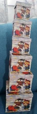 Holiday Snowman And Teddy Bear Nesting Boxes Set Of 6