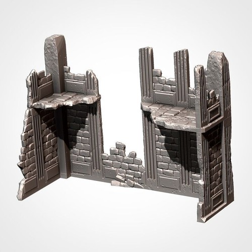 Txarli Factory City Ruins GW Warhammer Fantasy 40k Tabletop Terrain - Bild 2 von 18