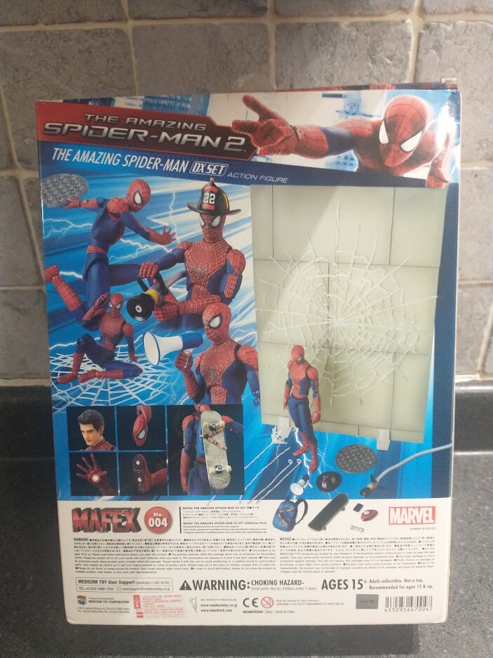 Mafex Spider-Man DX Set No. 004 Amazing Spider-Man 2 Andrew