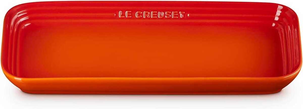 Le Creuset Leger Rectangle Plate 25cm Stoneware Plate 25x13cm from Japan New