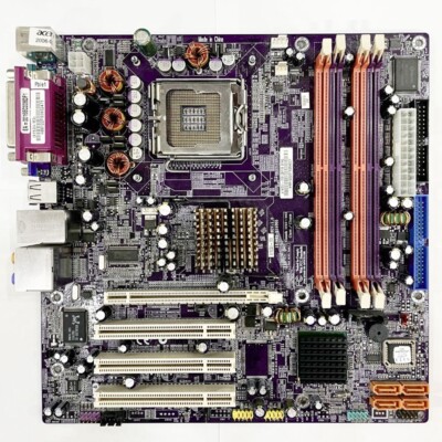 ECS 915GV-M3 915G-M3 DDR2 Socket LGA775 PCI Express mATX Motherboard