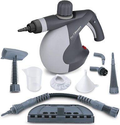 スチームプレッサー PurSteam Handheld Pressurized Steam Cleaner 9 Tools Car Leather