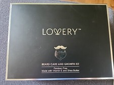Lovery Beard Care  Growth Grooming Kit for Men GIFT SET GREAT FOR FATHER'S DAY 