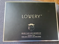 Lovery Beard Care & Growth Grooming Kit for Men GIFT SET GREAT FOR FATHER'S DAY!