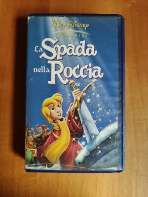 LA SPADA NELLA ROCCIA - VHS WALT DISNEY I CLASSICI DA VENDITA