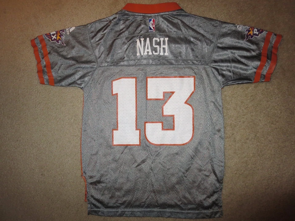 Camiseta deportiva Steve Nash #13 Phoenix Suns NBA Adidas juvenil M 10-12 mediana  Foto 3 de 4