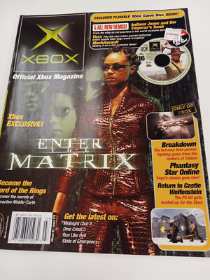 XBOX Magazine March 2003 - ( Enter The Matrix + Breakdown - No Demo Disc )