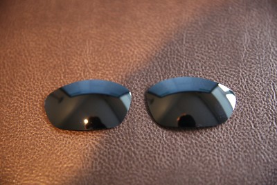 PolarLens POLARIZED Black Replacement Lens for-Oakley Straight Jacket 2007+