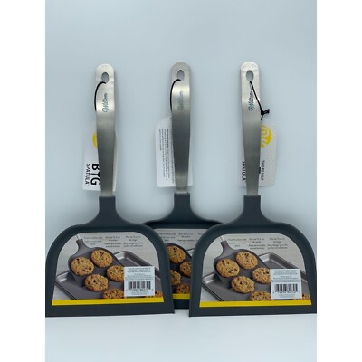 3-Pack Wilton Big Spoon Spatula 6  wide NEW NWT Kitchen Baking Spatula