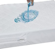 Niagara Waterproof Mattress Protector Crib 28X52X5 Inches Breathable Vinyl Free