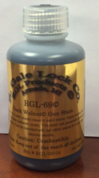 R. Gale Lock Co. - RGL-69 Dark Walnut Gun Stain; 4oz Bottle - Изображение 2 из 2