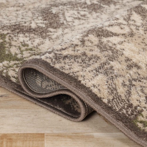 Mystique Modern Geometric Damask Ornamental Stain Resistant Area Rug or Runner - Picture 26 of 28