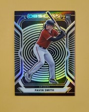 2021 Obsidian Electric Etch Yellow /10 Pavin Smith #57 Rookie RC SSP 