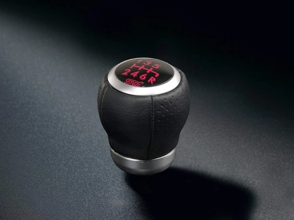 SUBARU genuino IMPREZA WRX STi GRB GVF GVB CUERO F6 PERILLA DE CAMBIO SG117AJ016 Foto 3 de 3