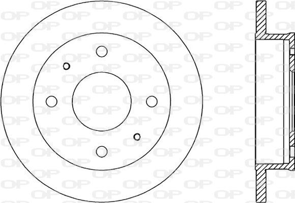 Disques de frein Hyundai Atos 1.0 et 1.1 pour train avant de 234 mm