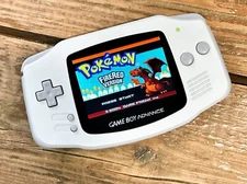 Nintendo Game Boy Advance GBA White System 101 V5 IPS LCD Backlit BRIGHTER