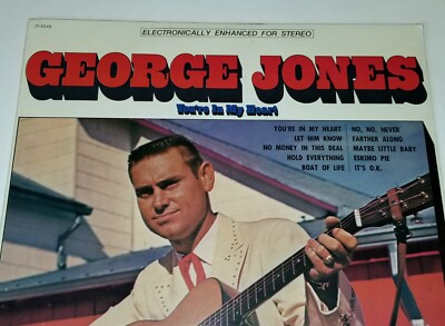 GEORGE JONES SEALED LP IN MY HEART 68' HILLTOP RECORDS VINYL