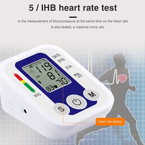 Digital Blood Pressure Automatic Monitor Upper Arm Cuff Blood Pressure Machine - Picture 6 of 15