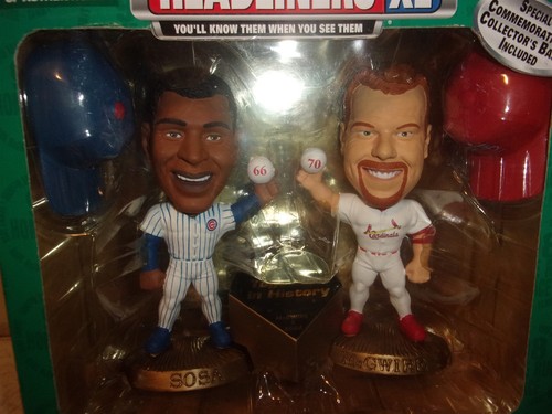 Headliners XL Sammy Sosa and Mark McGwire 1999 Linked Together In History - New - Picture 3 of 4