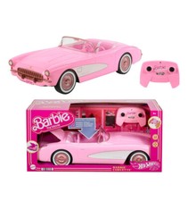 Barbie The Movie Hot Wheels RC Corvette Remote Control Car 2023 Mattel Brand New