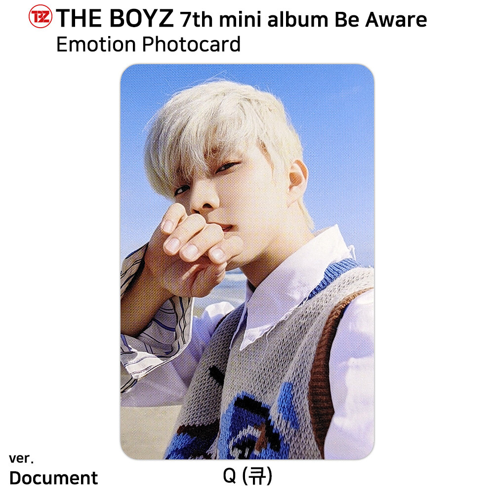 The Boyz 7th Mini Album Be Aware Photocard Photo A4 Poster Q