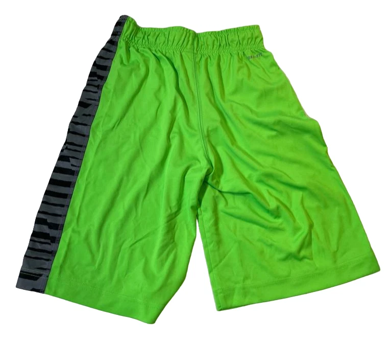 Nike Boys Dri Fit Lacrosse Training Shorts Neon Green Small